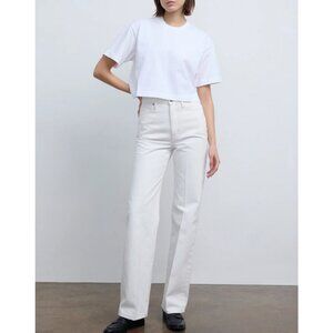 Rùadh The Quinn Jean Sample in White - Size 27, Inseam 33” - NWT